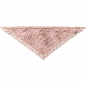 Świąteczny miękki szal, plusz, staroróżowy