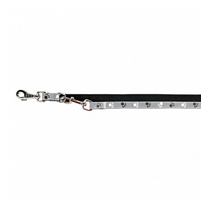 Smycz odblaskowa SILVER REFLECT przedłużająca
