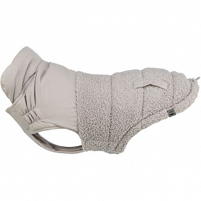 Kamizelka zimowa AJOU z futerkiem, szara