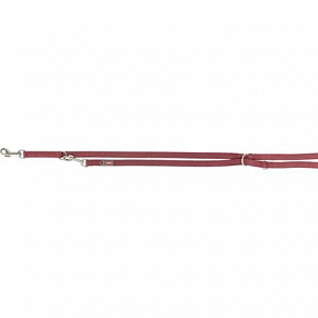 Smycz PREMIUM przedłużająca dwuwarstwowa, sangria