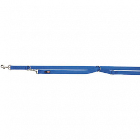 Smycz PREMIUM przedłużana dwuwarstwowa, królewski niebieski