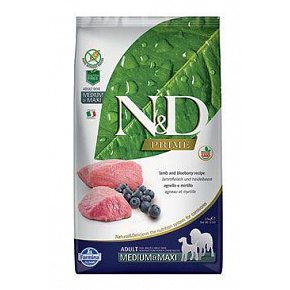 N&D PRIME DOG Adult M/L Jagnięcina & Borówka 2,5kg N&D PRIME DOG Adult M/L Jagnięcina & Borówka 2,5kg