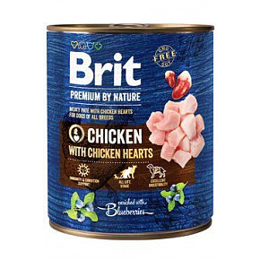 Brit Premium Dog by Nature konz Chicken & Hearts 800g Brit Premium Dog by Nature konz Chicken & Hearts 800g
