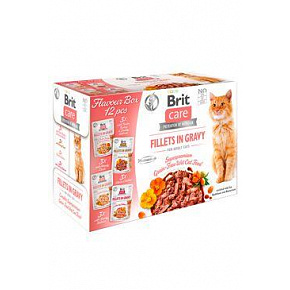 Brit Care Cat Flavour box Filet w Sosie 12 x 85 g Brit Care Cat Flavour box Filet w Sosie 12 x 85 g