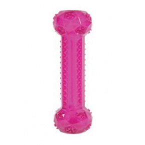 Zabawka dla psa STICK TPR POP kość 25cm różowa Zolux