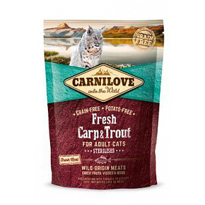 Carnilove Cat Fresh Carp & Trout Sterilised Adult 400g Carnilove Cat Fresh Carp & Trout Sterilised Adult 400g