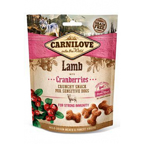 Carnilove Dog Crunchy Snack Jagnięcina & Żurawina 200g Carnilove Dog Crunchy Snack Jagnięcina & Żurawina 200g