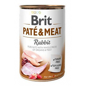 Brit Dog konz Paté & Meat Królik 400g