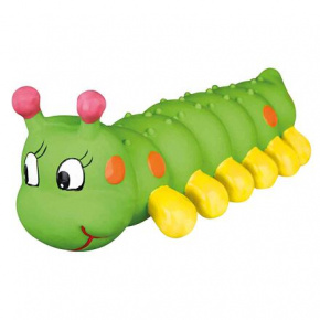Lateksowa gigantyczna gąsienica 26 cm, zielona
