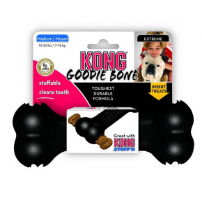 Zabawka Kong Dog Extreme Kość czarna, guma naturalna, M
