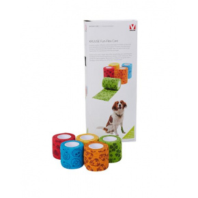 Bandaż KRUUSE Fun-Flex Care 5 cm x 4,5 m, 10 szt.