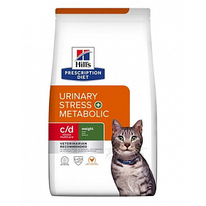 HILLS Dieta Feline c/d Urinary Stress + Metabolic NOWOŚĆ 1,5 kg