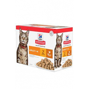 Hill's Fel. SP Adult Chicken&Turkey saszetka 12x85g Hill's Fel. SP Adult Chicken&Turkey saszetka 12x85g