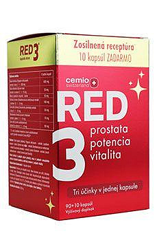 Комплекс для мужчин Cemio RED3, 7 трав, слива африканская и мака, 90 капсул