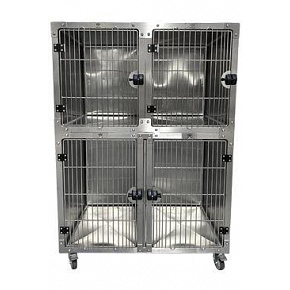 Klatka modułowa nierdzewna (509, 2xM + 1xL) Klatka modułowa nierdzewna (509, 2xM + 1xL)