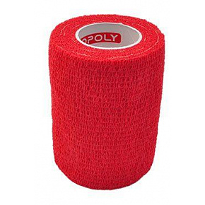 Bandaż elastyczny. CoPoly 7,5cm x 4,5m czerwona Bandaż elastyczny. CoPoly 7,5cm x 4,5m czerwona