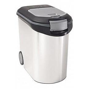 Curver Pojemnik na suchą karmę srebrny 35l/12kg pies