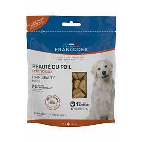 Francodex przysmak Hair Beauty dla psów i szczeniąt 75g Francodex przysmak Hair Beauty dla psów i szczeniąt 75g