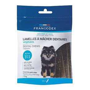 Francodex Weggy paski do żucia XS mały pies 114g 15szt Francodex Weggy paski do żucia XS mały pies 114g 15szt