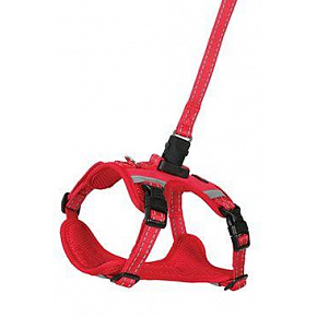 Szelki dla psa z smyczą 2m CLIP&GO czerwona XL Zolux Szelki dla psa z smyczą 2m CLIP&GO czerwona XL Zolux