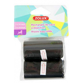 Worki na psie odchody 2x20 szt. Zolux Worki na psie odchody 2x20 szt. Zolux