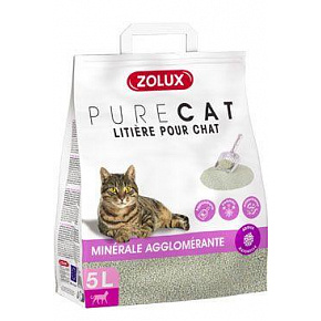 Ściółka PURECAT antibacterial scent clump 5l Zolux Ściółka PURECAT antibacterial scent clump 5l Zolux