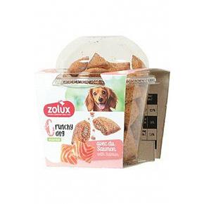 Przysmak dla psa CRUNCHY Łosoś 75g Zolux Przysmak dla psa CRUNCHY Łosoś 75g Zolux