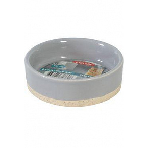 Miska ceramiczna OLARIA 100ml szara Zolux Miska ceramiczna OLARIA 100ml szara Zolux