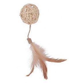 Zabawka dla kota ETHICAT RATTAN piłka Zolux