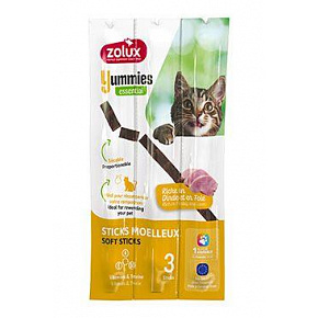 Przysmak dla kota YUMMIES indyk i wątróbka 3 sztuki Zolux