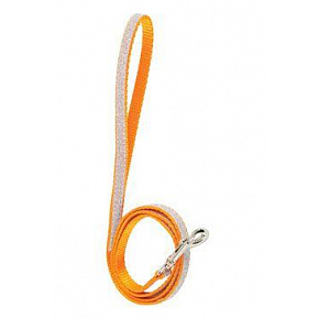 Smycz dla kota SHINY nylon pomarańczowy 1m Zolux