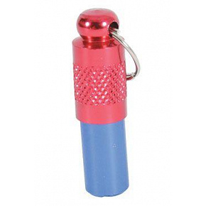 Zawieszka na obrożę metalowa tuba na adres kolorowa Zolux Zawieszka na obrożę metalowa tuba na adres kolorowa Zolux