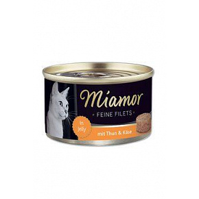 Miamor Cat Filet konserwa tuńczyk+ser w galarecie 100g Miamor Cat Filet konserwa tuńczyk+ser w galarecie 100g