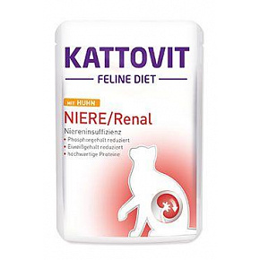 Kattovit Cat Niere/Renal kurczak saszetka 85g Kattovit Cat Niere/Renal kurczak saszetka 85g