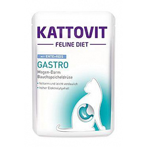 Kattovit Cat Gastro kaczka saszetka 85g Kattovit Cat Gastro kaczka saszetka 85g