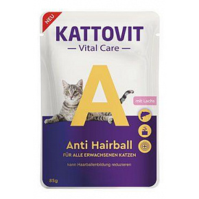 Kattovit Cat Vital Care Anti Hairball łosoś saszetka 85g