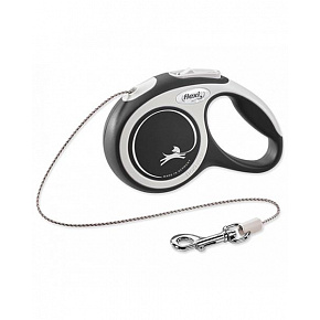 Smycz FLEXI Comfort New M linka 5m/20kg czarna