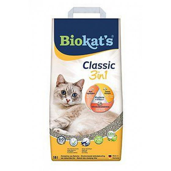 Ściółka Biokat's Classic 3in1 18l
