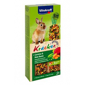 Vitakraft Rodent Kräcker Rabbit ziołowy, warzywny.burak laska 2 szt. Vitakraft Rodent Kräcker Rabbit ziołowy, warzywny.burak laska 2 szt.