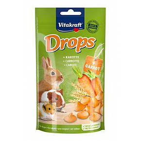 Vitakraft Rodent all poch. Carotties Drops 75g Vitakraft Rodent all poch. Carotties Drops 75g