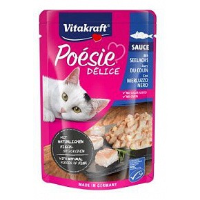 Vitakraft Cat Poésie Délice Sauce saszetka dorsz cz. 85g