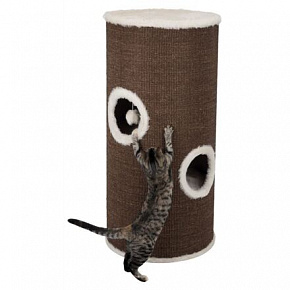 Drapak VITUS Cat Tower, 115 cm, brązowo/kremowy Drapak VITUS Cat Tower, 115 cm, brązowo/kremowy