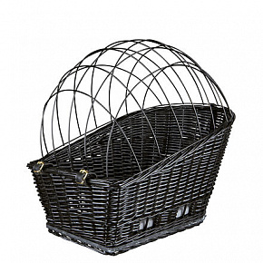 Kosz wiklinowy na bagażnik rowerowy - czarny 35x49x55 cm (max. 8kg) Kosz wiklinowy na bagażnik rowerowy - czarny 35x49x55 cm (max. 8kg)