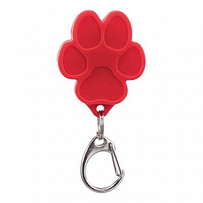 Flasher USB migająca lampka dla psów 3,5 x 4,3 cm kształt łapki