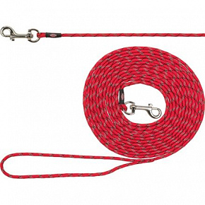 JUNIOR smycz śledząca dla szczeniąt, XXS-XS: 4m/o 4 mm, czerwona