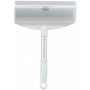 XXL wałek do usuwania sierści z tkanin 20 × 30 cm, silikon, biały/szary XXL wałek do usuwania sierści z tkanin 20 × 30 cm, silikon, biały/szary