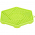 Lick´n´Snack HEXAGON z przyssawkami - mata do powolnego karmienia, 17 cm, TPR/plastik, zielona
