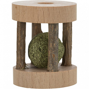 Wałek z kulką MATATABI - jeż w klatce, o 4 × 5 cm