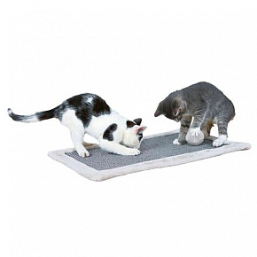 Drapak z piłką 55 x 35 cm, na podłogę/ścianę, sizal/plusz, szary Drapak z piłką 55 x 35 cm, na podłogę/ścianę, sizal/plusz, szary