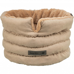 HOME Edition pelech LIANO Soft, kulatý s vysokým okrajem, ø 65 cm, písková/hnědá HOME Edition pelech LIANO Soft, kulatý s vysokým okrajem, ø 65 cm, písková/hnědá